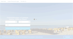 Desktop Screenshot of ferienwohnung-cuxhaven-duhnen.eu