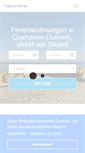 Mobile Screenshot of ferienwohnung-cuxhaven-duhnen.eu