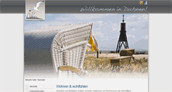 Desktop Screenshot of ferienwohnung-cuxhaven-duhnen.com